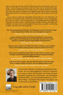 Texte: Zitate über inspirierende Geschichten und die Ermutigung, Träume zu verfolgen. Autoren: Bill Johnson, Paul Young. Unten Logo Grain Press mit Website. Darunter ein Portrait.