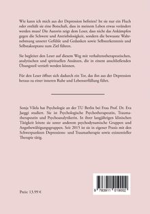 Text über Depression und Heilung, Ansätze wie Verhaltenstherapie, Selbstakzeptanz. Autorin: Sonja Vilela, Preis: 13,99 €.