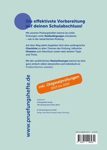 Die effektivste Vorbereitung auf deinen Schulabschluss! Inkl. Originalprüfungen 2023 bis 2025. www.pruefungshefte.de