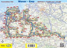 Erhard Jübermann: TourenAtlas TA2 Weser-Ems, Buch
