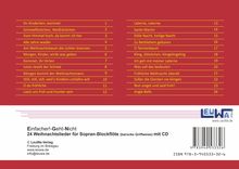 Martin Leuchtner: Einfacher!-Geht-Nicht: 24 Weihnachtslieder für Sopran-Blockflöte (Barocke Griffweise) mit CD, Buch