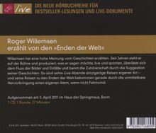 Roger Willemsen (1955-2016): Auf entlegenen Posten, CD