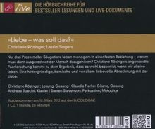 Christiane Rösinger: Liebe wird oft überbewertet, CD