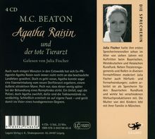 M. C. Beaton: Agatha Raisin 02 und der tote Tierarzt, 4 CDs