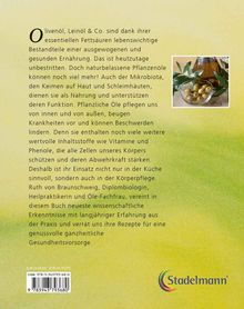 Ruth von Braunschweig: Pflanzenöle - Qualität, Anwendung und Wirkung, Buch