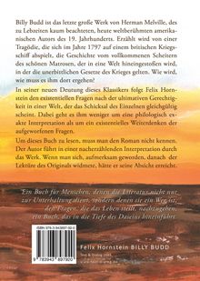 "Billy Budd" ist ein Werk von Herman Melville, neu interpretiert durch Felix Hornstein. Es behandelt existentielle Fragen.