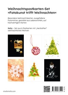 Weihnachtspostkarten-Set "Fotokunst trifft Weihnachten" SALTY, 3 Diverse