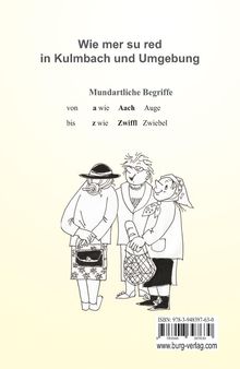 Titel: "Wie mer su red in Kulmbach und Umgebung". Illustration von drei stilisierten Frauen beim Gespräch.