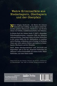 Johann Dachs: Vergessene Verbrechen aus Altbayern, Buch