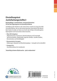 Kurt Guth: Einstellungstest JVA / Justizvollzug, Buch