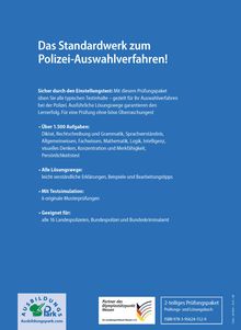 Kurt Guth: Einstellungstest Polizei: Prüfungspaket mit Testsimulation, 2 Bücher