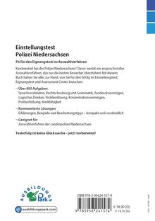 Kurt Guth: Einstellungstest Polizei Niedersachsen, Buch