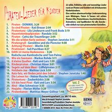 Piraten-Lieder für Kinder,Vol.2, CD