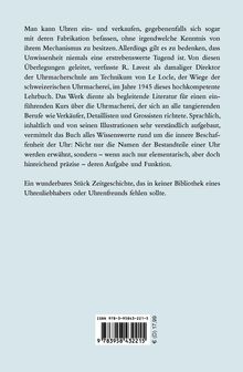 R. Lavrest: Grundkenntnisse der Uhrmacherei, Buch