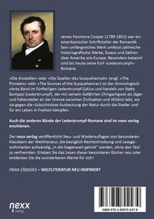 James Fenimore Cooper: Die Ansiedler oder Die Quellen des Susquehannah, Buch