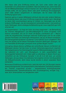 Text beschreibt Lernstrategien für Schacheröffnungen, besonders für Mittelspiel. Unten ISBN und Abbildungen von Schachbüchern.