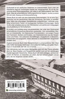 Text beschreibt die Geschichte eines Rüstungsbetriebes in Duderstadt und behandelt Themen wie Zwangsarbeit und Menschlichkeit.
