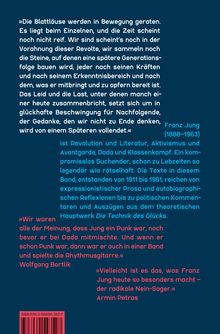 Franz Jung: Der Sprung aus der Zeit, Buch