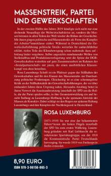 Rosa Luxemburg: Massenstreik, Partei und Gewerkschaften, Buch