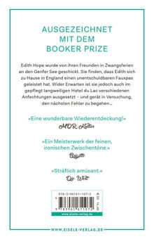 Anita Brookner: Hotel du Lac, Buch