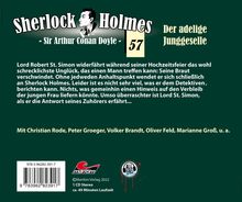 Sir Arthur Conan Doyle: Sherlock Holmes (57) Der adelige Junggeselle, CD
