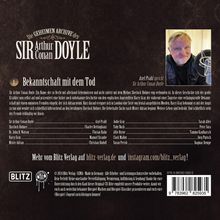 Die geheimen Archive des Sir Arthur Conan Doyle (01) Bekanntschaft mit dem Tod, CD