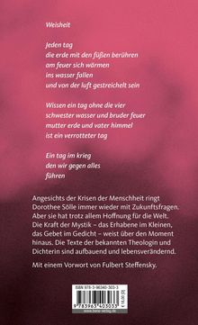 Dorothee Sölle: Vielleicht schon morgen, Buch