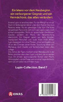 Text zu einem mysteriösen Gegner und Erbe. Arsène Lupin lebt im Geheimen. Spannender Roman, Lupin-Collection, Band 7.