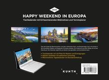 Happy Weekend in Europa - KUNTH Tischkalender 2025, Kalender