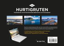 Hurtigruten - KUNTH Tischkalender 2025, Kalender