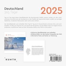 Deutschland - KUNTH 365-Tage-Abreißkalender 2025, Kalender