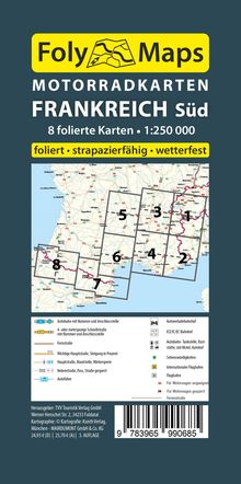 FolyMaps Motorradkarten Frankreich Süd, Karten