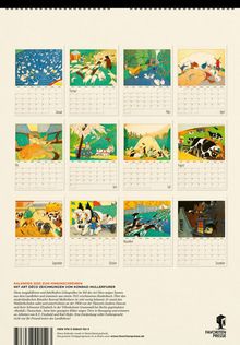 Auf dem Lande. Art Déco Zeichnungen von Konrad Mullerfurer. Wandkalender 2025, Kalender