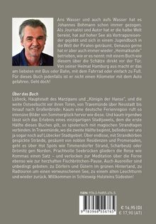 Ein Mann mit grauen Haaren lächelt. Text beschreibt seine Leidenschaft für das Meer und Reisen. Buchpreis: € 16,95.