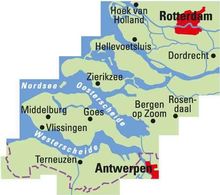 Allgemeiner Deutscher Fahrrad-Club e.V. (ADFC): ADFC-Regionalkarte Seeland Rotterdam, 1:75.000, mit Tagestourenvorschlägen, reiß- und wetterfest, E-Bike-geeignet, mit Knotenpunkten, GPS-Tracks Download, Karten
