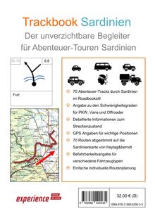 Matthias Göttenauer: Trackbook Sardinien 4. Auflage, Buch