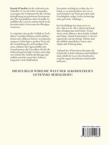Text beschreibt Benoît d’Onofrio als ersten Soberlier, der alkoholfreie Spezialitäten im Buch präsentiert. Enthält kreative Rezepte. Ein Barcode ist unten rechts.