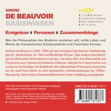 Bert Alexander Petzold: Simone de Beauvoir-Basiswissen, CD