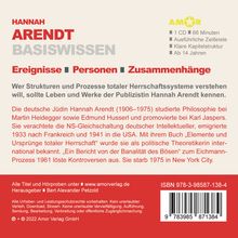 Bert Alexander Petzold: Hannah Arendt-Basiswissen, CD