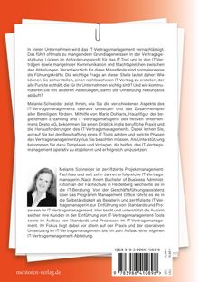 Melanie Schneider: Der IT-Vertrag, Buch