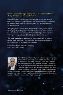 Intuition as key to transformation. Book by Marco Schlimpert for leaders, blending intuition and logic for business success.