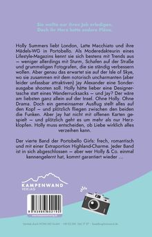 Sie wollte nur ihren Job erledigen. Doch ihr Herz hatte andere Pläne. Text über Holly Summers und ihre Abenteuer. Unten ein Kamerabild und "Kampenwand Verlag".