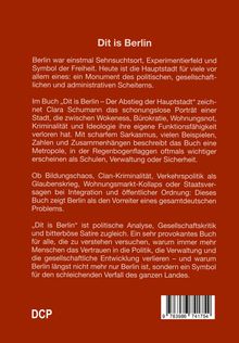 Oben steht "Dit is Berlin". Es folgt eine Beschreibung des Buches über Berlins Herausforderungen. Unten ist "DCP" angegeben.