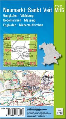 ATK25-M15 Neumarkt-Sankt Veit (Amtliche Topographische Karte 1:25000), Karten