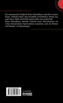 Heinz Schmidbauer: Tödliches Spiel, Buch