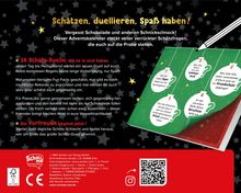 24 Schätz-Duelle jeden Tag bis Weihnachten. Humorvolle Fragen zum Kennenlernen. Perfekt für Paare und Freunde. Vorfreude!