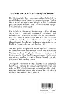 **Text:** Was wäre, wenn Kinder die Welt regieren würden?

Ein Königreich ohne Hausaufgaben, voll Fantasie und fairer Kindervorstellungen.