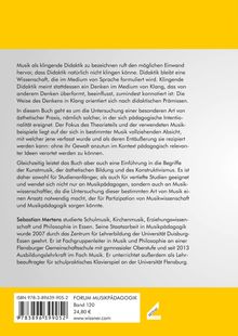 Die Texte beschreiben ein Buch über klangorientierte Didaktik und Musikpädagogik von Sebastian Mertens. Unten ist der Preis: 24,80 €.