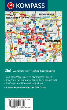 Sven Hähle: KOMPASS Wanderführer Augsburg mit Westlichen Wäldern, Wittelsbacher Land und Ammersee, 60 Touren mit Extra-Tourenkarte, Buch