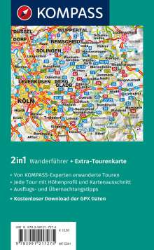 Lisa Aigner: KOMPASS Wanderführer Bergisches Land, Naturpark zwischen Rhein und Sauerland, 60 Touren mit Extra-Tourenkarte, Buch